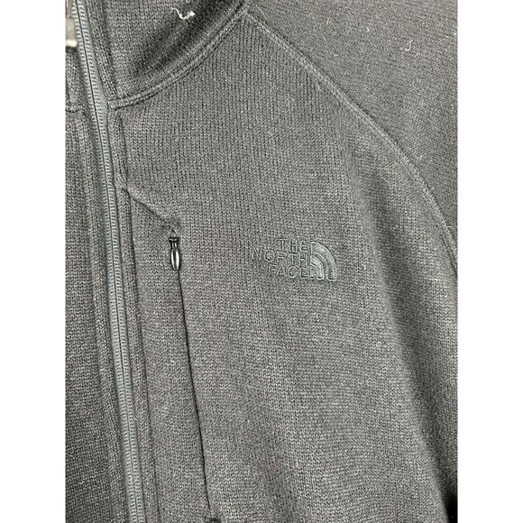 The North Face Jacket Men's Size XL Black Fleece Full Zip With Pockets - Picture 11 of 12